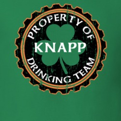 Knapp Drinking Team Property Of Beer Cap St Patricks T Shirt 35718800