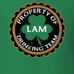 Lam Drinking Team Property Of Beer Cap St Patricks T Shirt 35718807