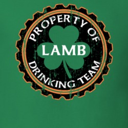 Lamb Drinking Team Property Of Beer Cap St Patricks T Shirt 35718808