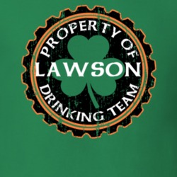 Lawson Drinking Team Property Of Beer Cap St Patricks T Shirt 35718817