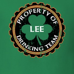Lee Drinking Team Property Of Beer Cap St Patricks T Shirt 35718820