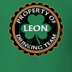 Leon Drinking Team Property Of Beer Cap St Patricks T Shirt 35718821