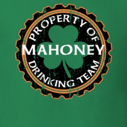 Mahoney Drinking Team Property Of Beer Cap St Patricks T Shirt 35718853
