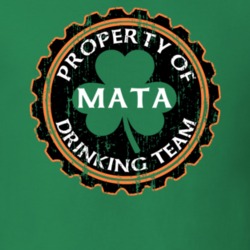 Mata Drinking Team Property Of Beer Cap St Patricks T Shirt 35718866