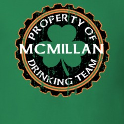 Mcmillan Drinking Team Property Of Beer Cap St Patricks T Shirt 35718903