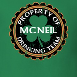 Mcneil Drinking Team Property Of Beer Cap St Patricks T Shirt 35718904
