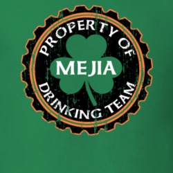 Mejia Drinking Team Property Of Beer Cap St Patricks T Shirt 35718908