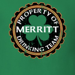 Merritt Drinking Team Property Of Beer Cap St Patricks T Shirt 35718915