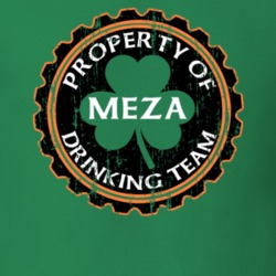 Meza Drinking Team Property Of Beer Cap St Patricks T Shirt 35718918