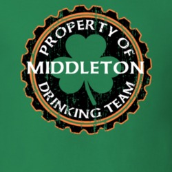 Middleton Drinking Team Property Of Beer Cap St Patricks T Shirt 35718920