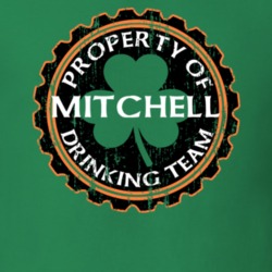 Mitchell Drinking Team Property Of Beer Cap St Patricks T Shirt 35718925