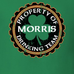Morris Drinking Team Property Of Beer Cap St Patricks T Shirt 35718941