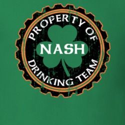 Nash Drinking Team Property Of Beer Cap St Patricks T Shirt 35718974