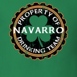 Navarro Drinking Team Property Of Beer Cap St Patricks T Shirt 35718977