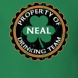 Neal Drinking Team Property Of Beer Cap St Patricks T Shirt 35718979