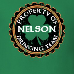 Nelson Drinking Team Property Of Beer Cap St Patricks T Shirt 35718982
