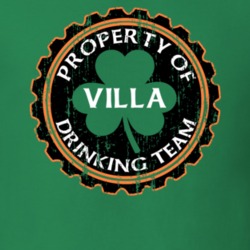 Villa Drinking Team Property Of Beer Cap St Patricks T Shirt 35720103