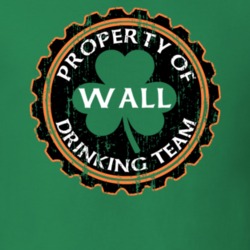 Wall Drinking Team Property Of Beer Cap St Patricks T Shirt 35720123