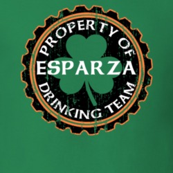 Esparza Drinking Team Property Of Beer Cap St Patricks T Shirt 35720368