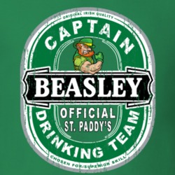 Beasley Captain Official Drinking Team St Patricks T Shirt 35724428