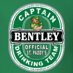 Bentley Captain Official Drinking Team St Patricks T Shirt 35724438