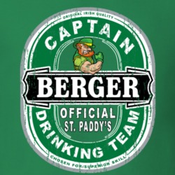 Berger Captain Official Drinking Team St Patricks T Shirt 35724441