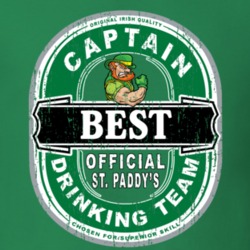 Best Captain Official Drinking Team St Patricks T Shirt 35724444