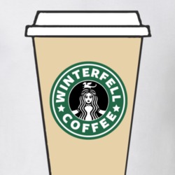 Starbucks Winterfell Coffee Cup Got Parody T Shirt 36036545