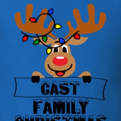 Family Christmas Cute Reindeer T Shirt 36476861