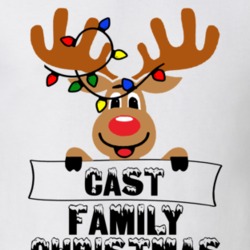 Family Christmas Cute Reindeer T Shirt 36476864