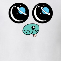 Saturn Eyes Pug Face T Shirt 36483797