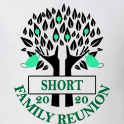 Short Family Reunion 2020 Social Distancing Together In Our Hearts T Shirt 37772644