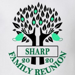 Sharp Family Reunion 2020 Social Distancing Together In Our Hearts T Shirt 37772652