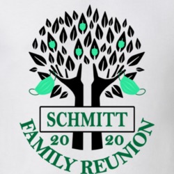 Schmitt Family Reunion 2020 Social Distancing Together In Our Hearts T Shirt 37772661