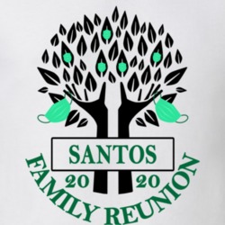 Santos Family Reunion 2020 Social Distancing Together In Our Hearts T Shirt 37772669