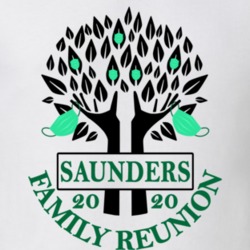 Saunders Family Reunion 2020 Social Distancing Together In Our Hearts T Shirt 37772671