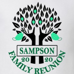 Sampson Family Reunion 2020 Social Distancing Together In Our Hearts T Shirt 37772679