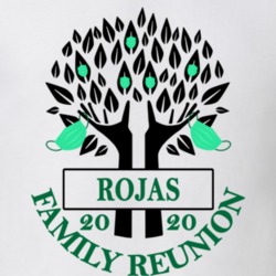 Rojas Family Reunion 2020 Social Distancing Together In Our Hearts T Shirt 37772696