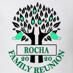 Rocha Family Reunion 2020 Social Distancing Together In Our Hearts T Shirt 37772702
