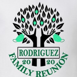 Rodriguez Family Reunion 2020 Social Distancing Together In Our Hearts T Shirt 37772705