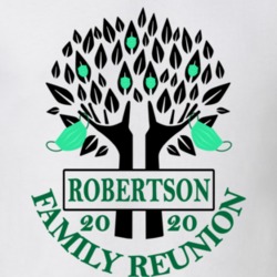 Robertson Family Reunion 2020 Social Distancing Together In Our Hearts T Shirt 37772720