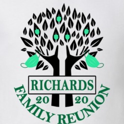 Richards Family Reunion 2020 Social Distancing Together In Our Hearts T Shirt 37772723