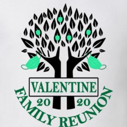 Valentine Family Reunion 2020 Social Distancing Together In Our Hearts T Shirt 37772801