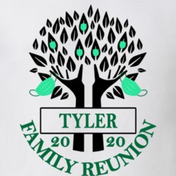 Tyler Family Reunion 2020 Social Distancing Together In Our Hearts T Shirt 37772804