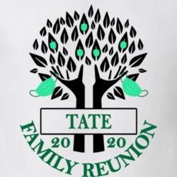 Tate Family Reunion 2020 Social Distancing Together In Our Hearts T Shirt 37772809