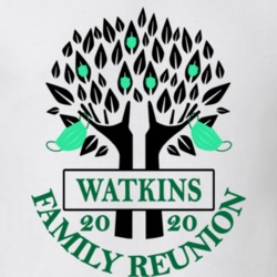 Watkins Family Reunion 2020 Social Distancing Together In Our Hearts T Shirt 37772870