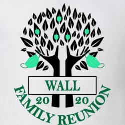 Wall Family Reunion 2020 Social Distancing Together In Our Hearts T Shirt 37772873