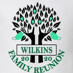 Wilkins Family Reunion 2020 Social Distancing Together In Our Hearts T Shirt 37772993
