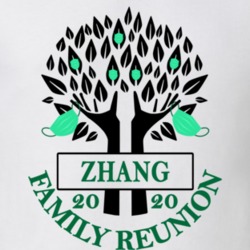 Zhang Family Reunion 2020 Social Distancing Together In Our Hearts T Shirt 37773003