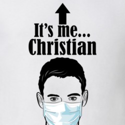 Christian It's Me Man In A Face Covering Social Distancing New Norm T Shirt 37993041